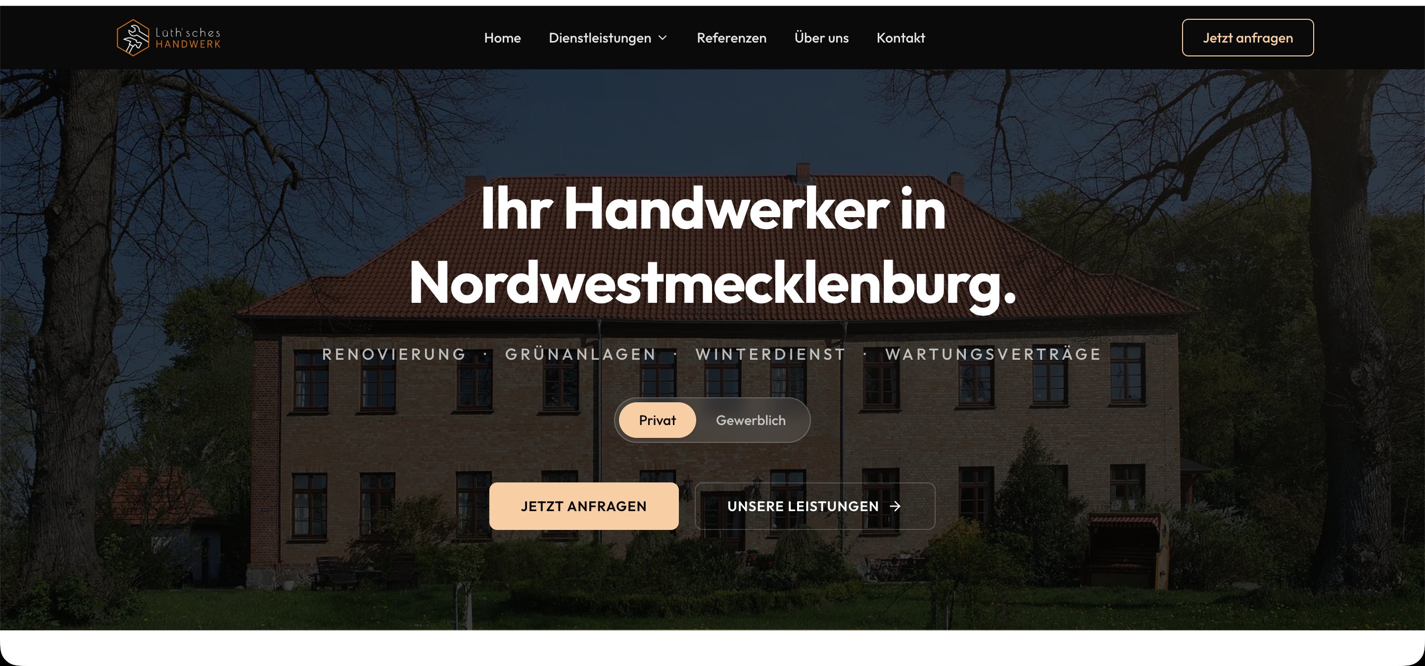 Lüthsches Handwerk — Handwerker in Nordwestmecklenburg