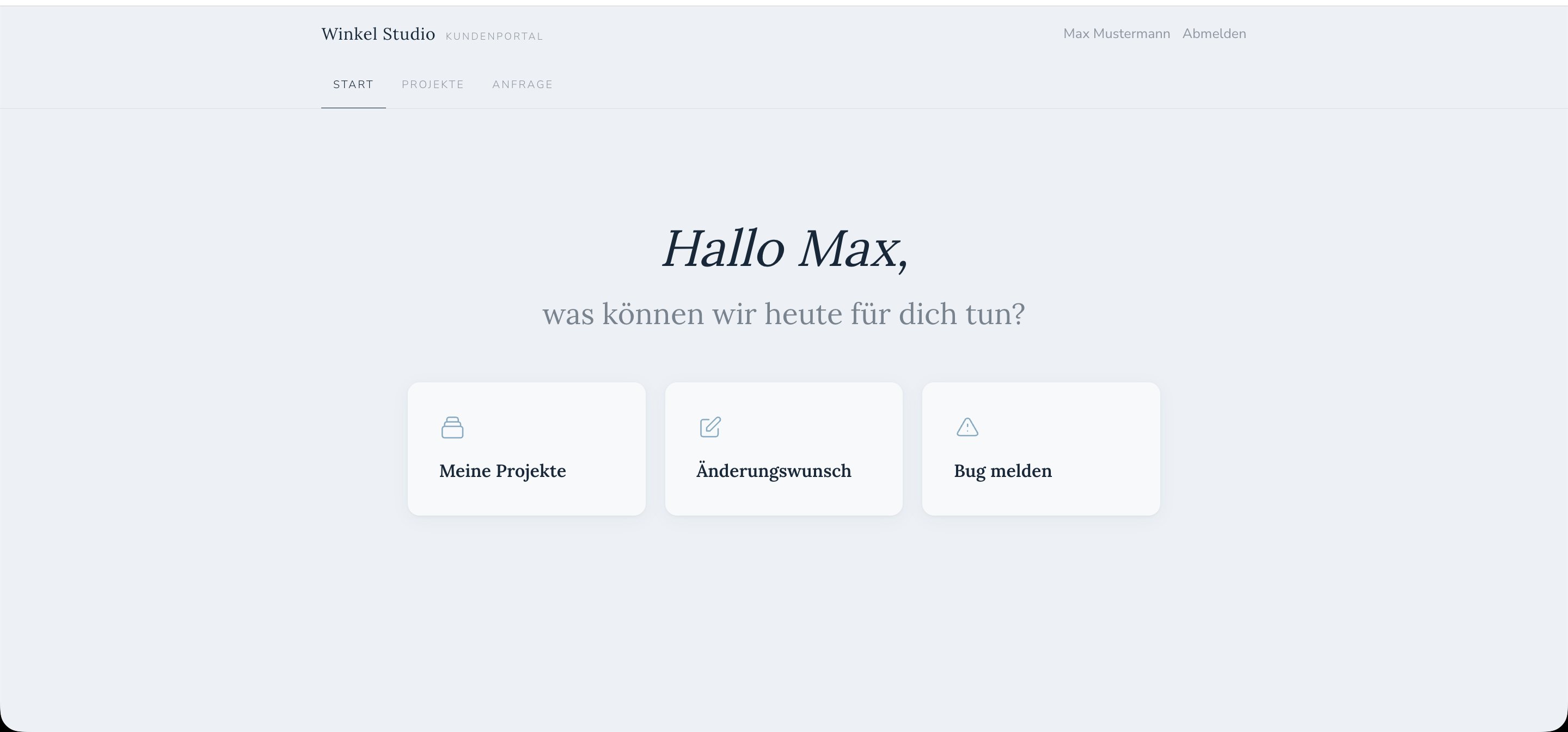 Winkel OS — Backend für Agenturen